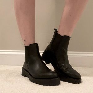 Sam Edelman Justina Waterproof Chelsea Boot Black
